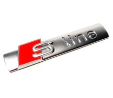 Металлический шильдик на кузов автомобиля Audi S line Metall Badge